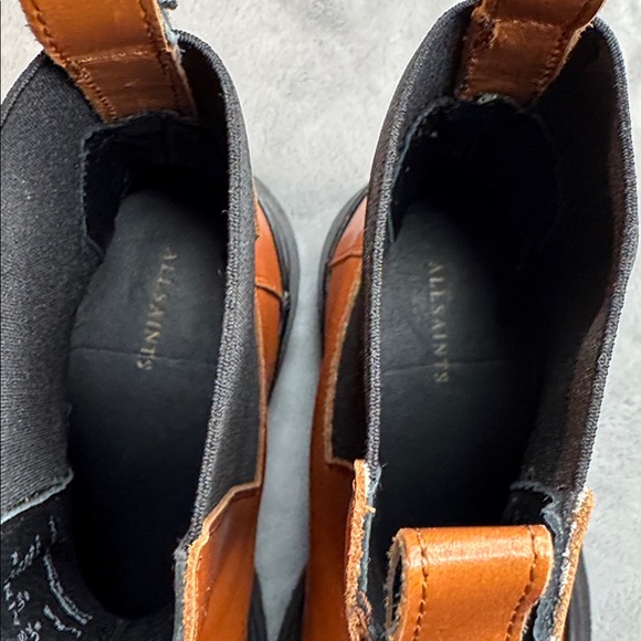 NIB All Saints Harlee Lug Sole Boot Tan Brown Size EU36 US6 - Picture 10 of 13